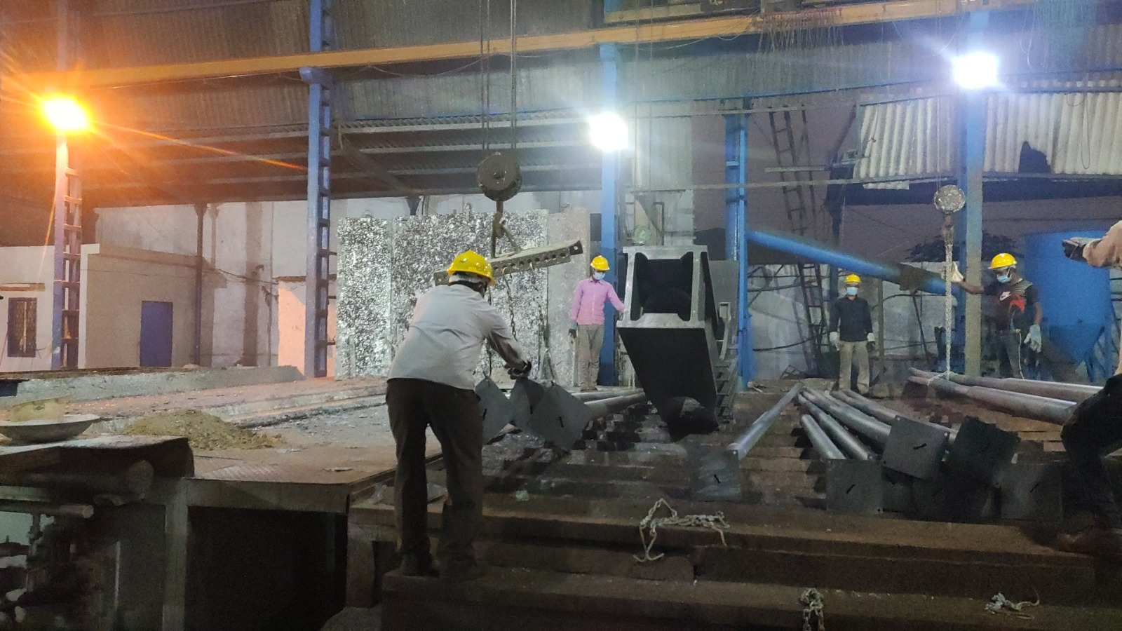 Hot dip galvanizing work at Shivam Engineers & Fabricators - photo 11