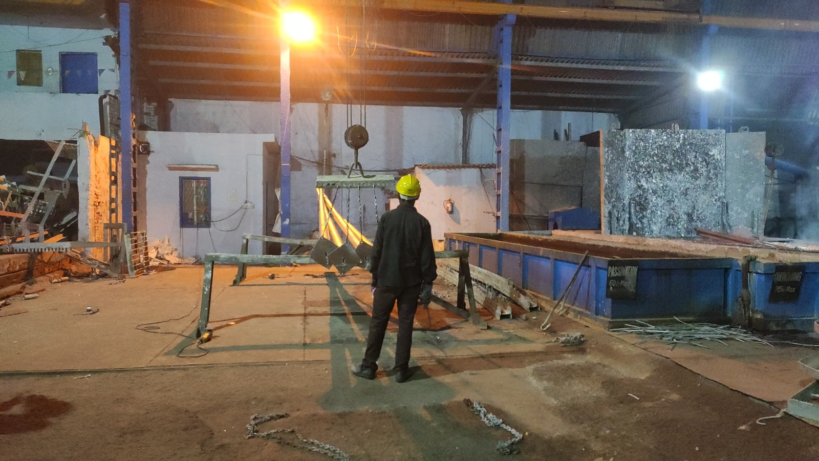 Hot dip galvanizing work at Shivam Engineers & Fabricators - photo 2