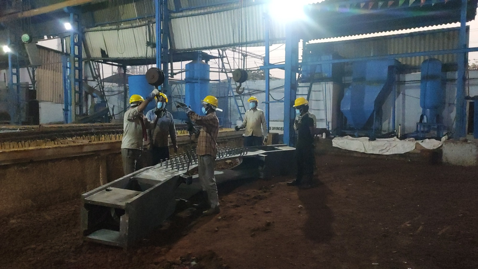 Hot dip galvanizing work at Shivam Engineers & Fabricators - photo 8